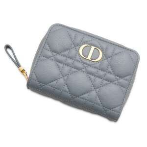 Christian Dior Caro Leather Bifold Wallet Compact